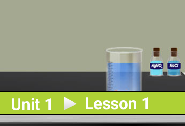 The Interaction of the Sodium Chloride Solution with The Silver Nitrate Solution